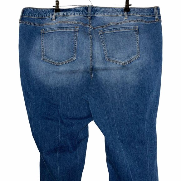 Torrid Distressed Straight Leg Crop Jeans 26 25 - Picture 8 of 9